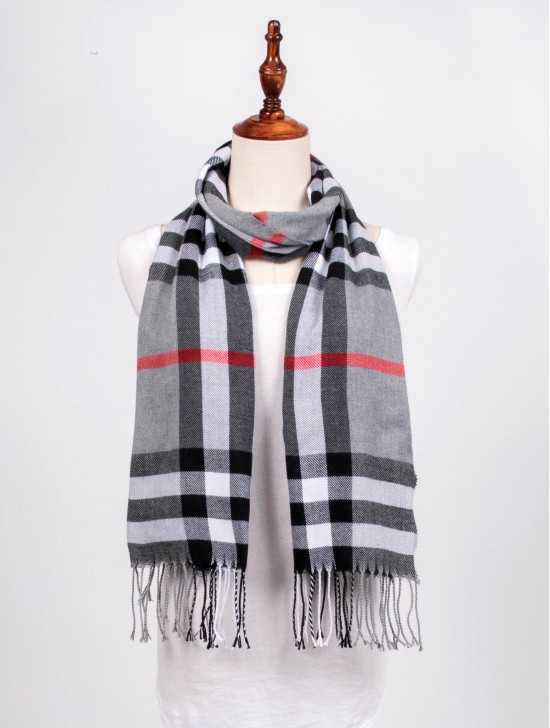 Fashion Plaid Premium Scarf